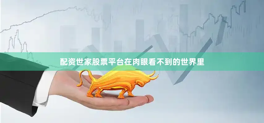 配资世家股票平台　　　　在肉眼看不到的世界里